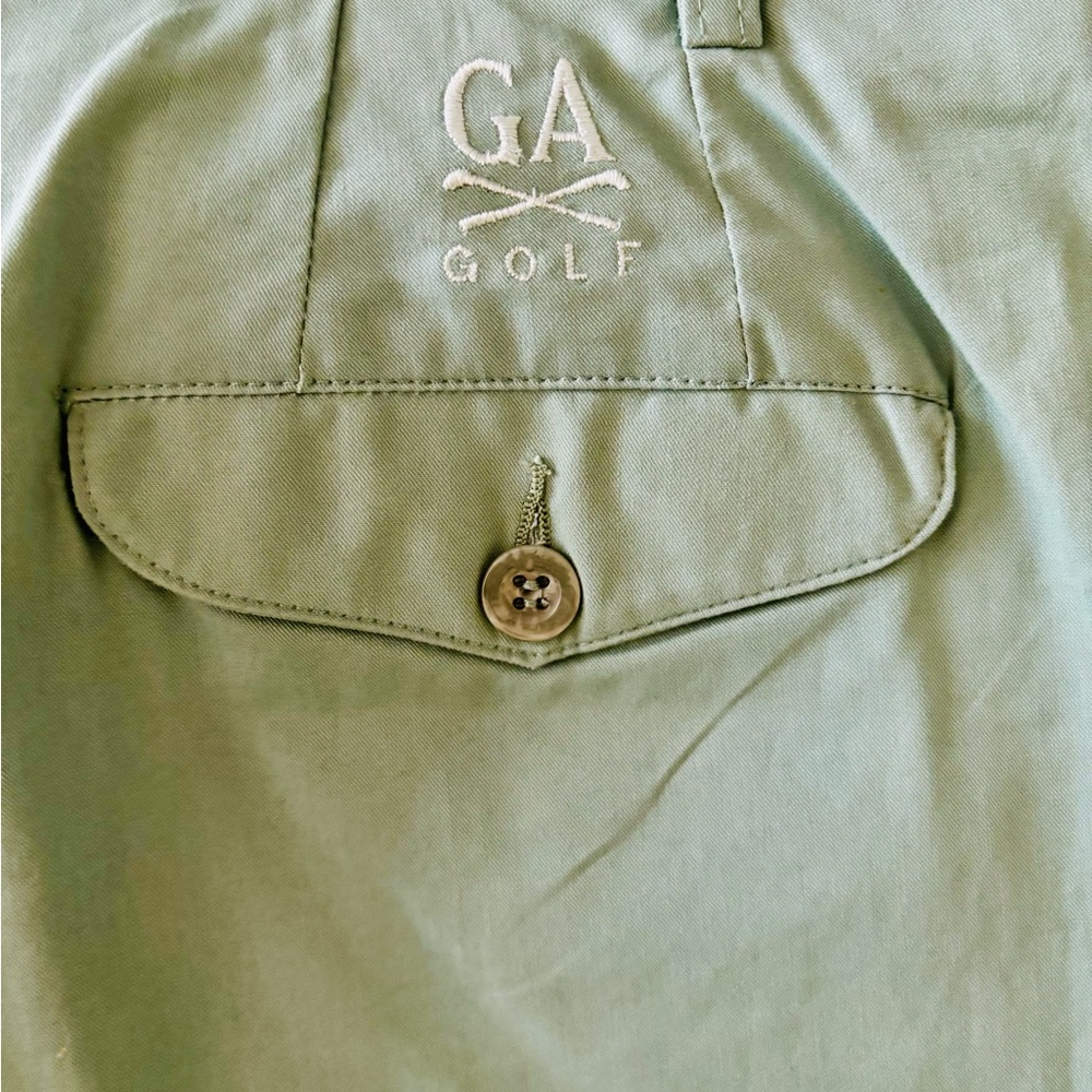 NWOT Giorgio Armani Golf Size EU 46 / Women’s XS Safe Green Trouser Front Shorts - Picture 4 of 12